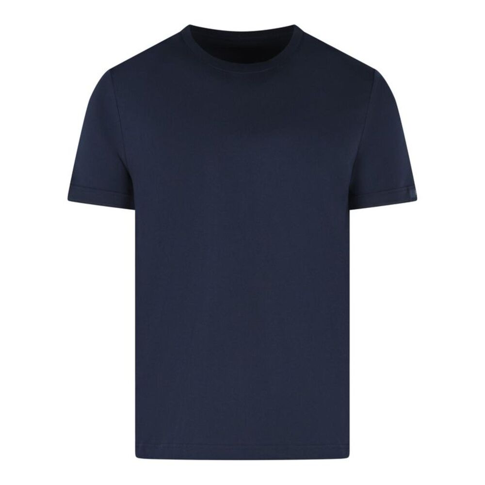Fay Navy Cotton T-Shirt Men